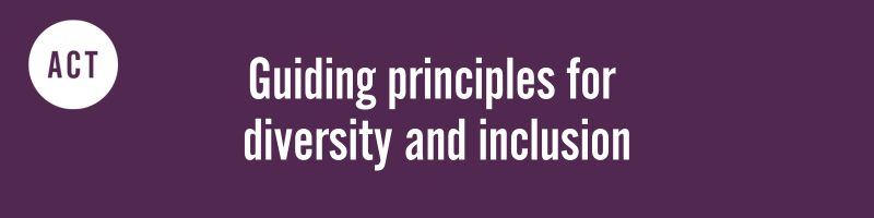 Guiding Principles For Diversity And Inclusion The Association Of Guiding Principles For Diversity And Inclusion The Association Of
